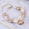 Gold Color Cowrie Shell Bracelets for Women Delicate Rope Chain Bracelet Beads Charm Bracelet Bohemian Beach Jewelry