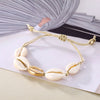 Gold Color Cowrie Shell Bracelets for Women Delicate Rope Chain Bracelet Beads Charm Bracelet Bohemian Beach Jewelry