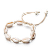 Gold Color Cowrie Shell Bracelets for Women Delicate Rope Chain Bracelet Beads Charm Bracelet Bohemian Beach Jewelry